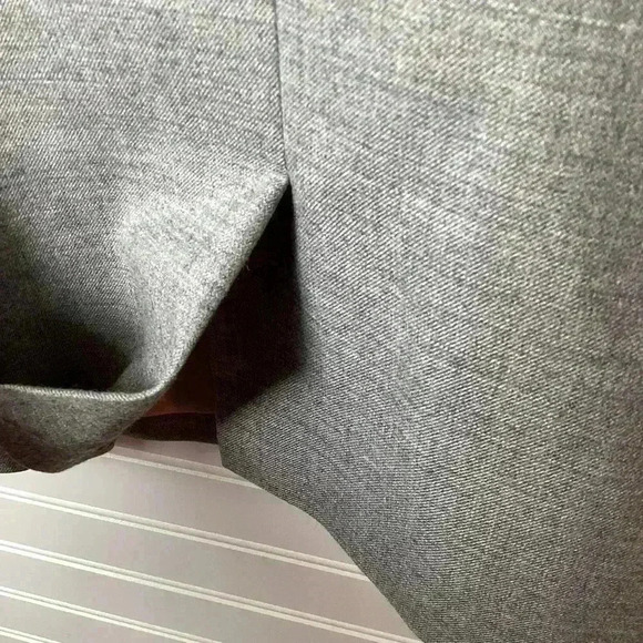 J Crew Womens Wool Notched Collar Button Up Jacket Blazer Light Gray Size - Picture 8 of 10